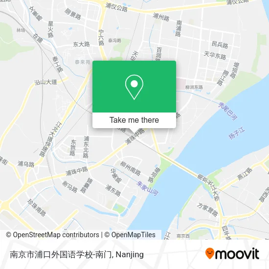 南京市浦口外国语学校-南门 map