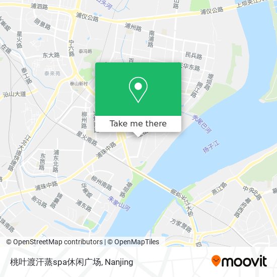 桃叶渡汗蒸spa休闲广场 map