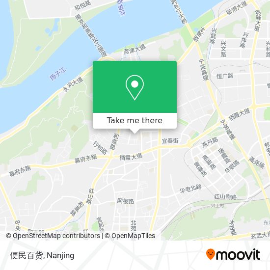 便民百货 map