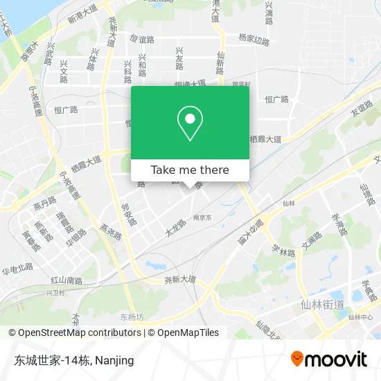 东城世家-14栋 map