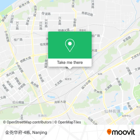金尧华府-4栋 map