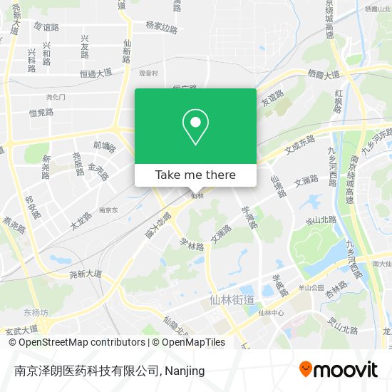 南京泽朗医药科技有限公司 map