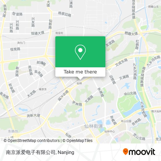 南京派爱电子有限公司 map