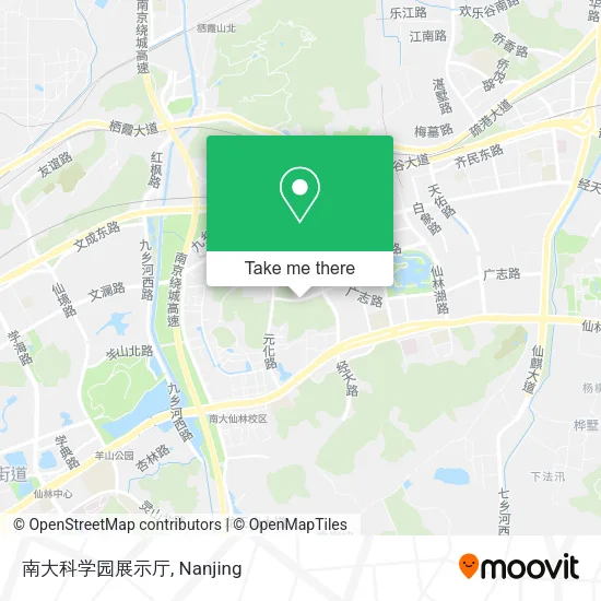 南大科学园展示厅 map