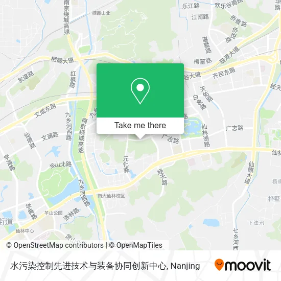 水污染控制先进技术与装备协同创新中心 map