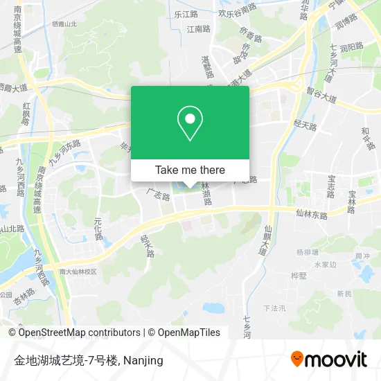 金地湖城艺境-7号楼 map