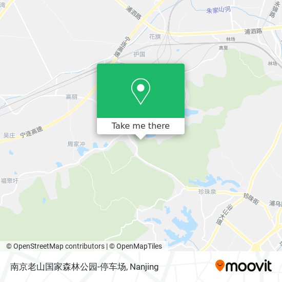 南京老山国家森林公园-停车场 map