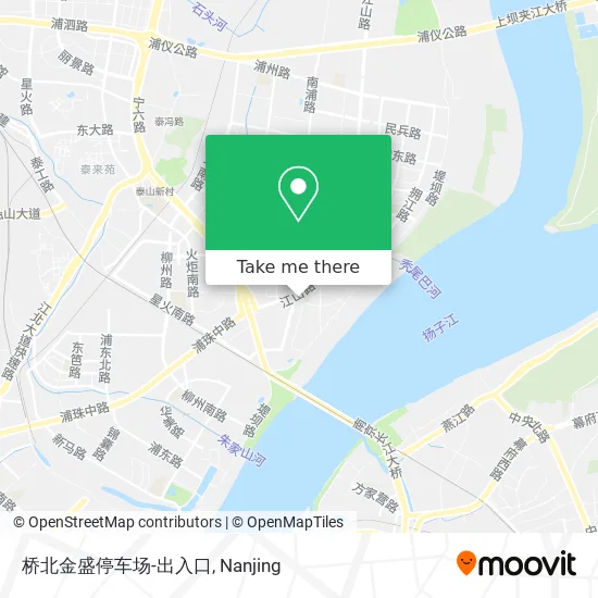桥北金盛停车场-出入口 map