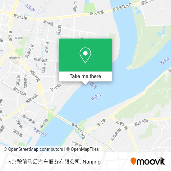 南京鞍前马后汽车服务有限公司 map