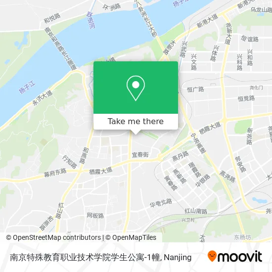 南京特殊教育职业技术学院学生公寓-1幢 map