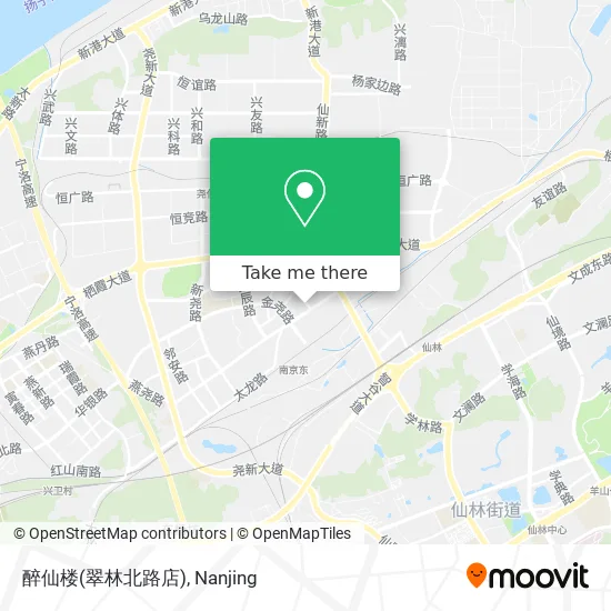 醉仙楼(翠林北路店) map