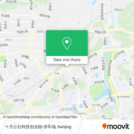 十月公社科技创业园-停车场 map