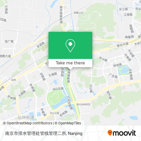 南京市排水管理处管线管理二所 map