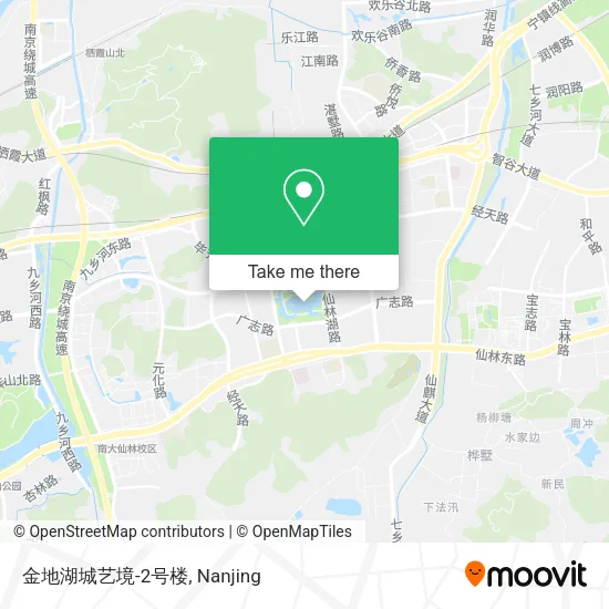 金地湖城艺境-2号楼 map