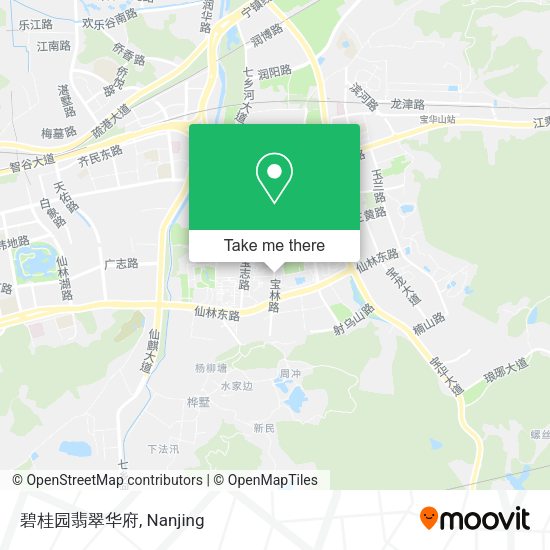 碧桂园翡翠华府 map