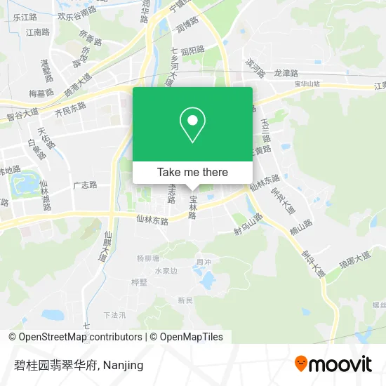 碧桂园翡翠华府 map
