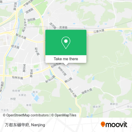 万都东樾华府 map