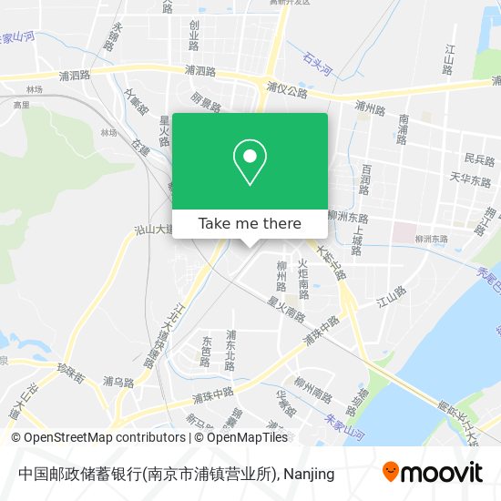 中国邮政储蓄银行(南京市浦镇营业所) map
