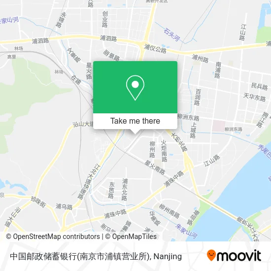 中国邮政储蓄银行(南京市浦镇营业所) map