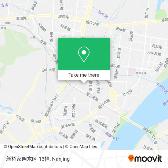 新桥家园东区-13幢 map