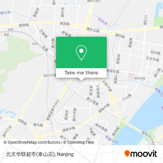 北京华联超市(泰山店) map