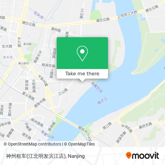 神州租车(江北明发滨江店) map