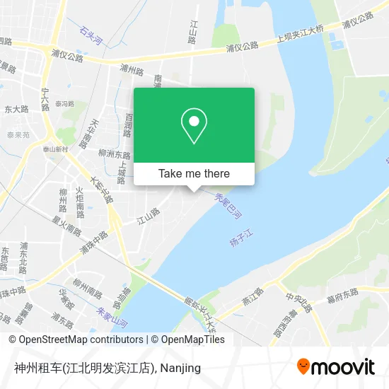 神州租车(江北明发滨江店) map