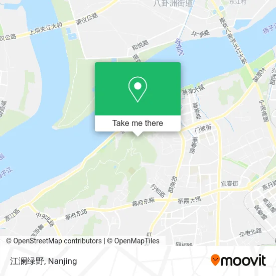 江澜绿野 map