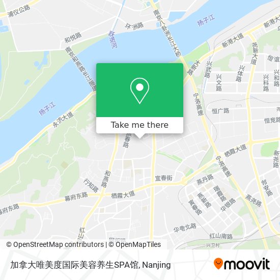 加拿大唯美度国际美容养生SPA馆 map
