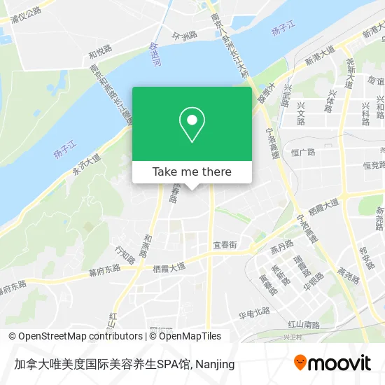 加拿大唯美度国际美容养生SPA馆 map