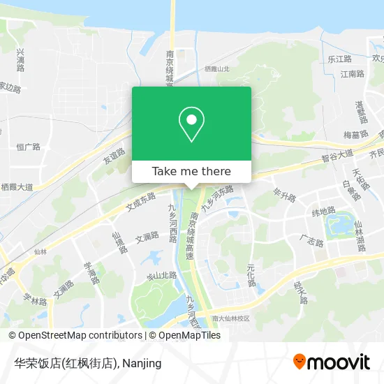 华荣饭店(红枫街店) map