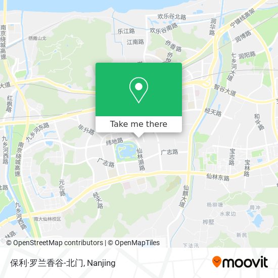 保利·罗兰香谷-北门 map