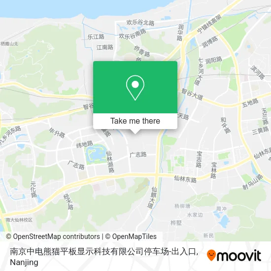 南京中电熊猫平板显示科技有限公司停车场-出入口 map