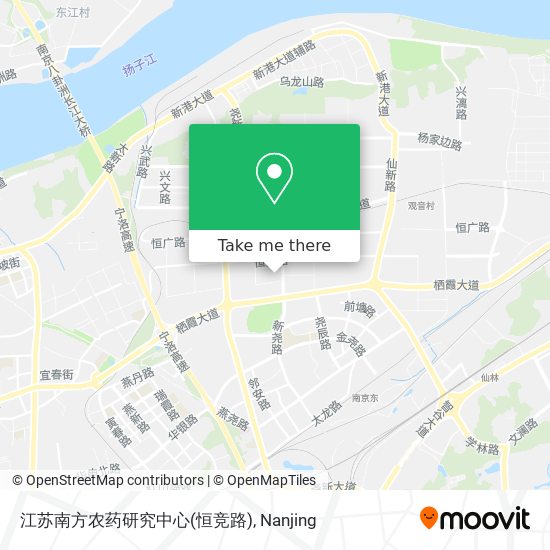 江苏南方农药研究中心(恒竞路) map