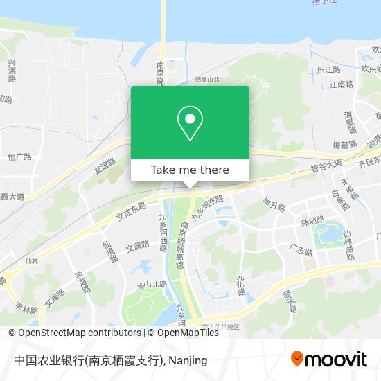 中国农业银行(南京栖霞支行) map