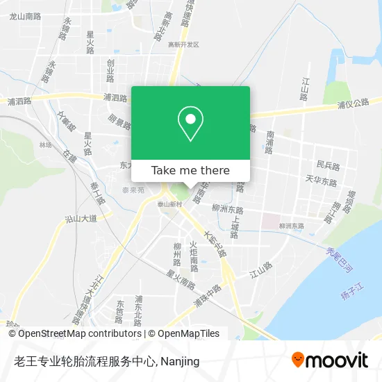 老王专业轮胎流程服务中心 map