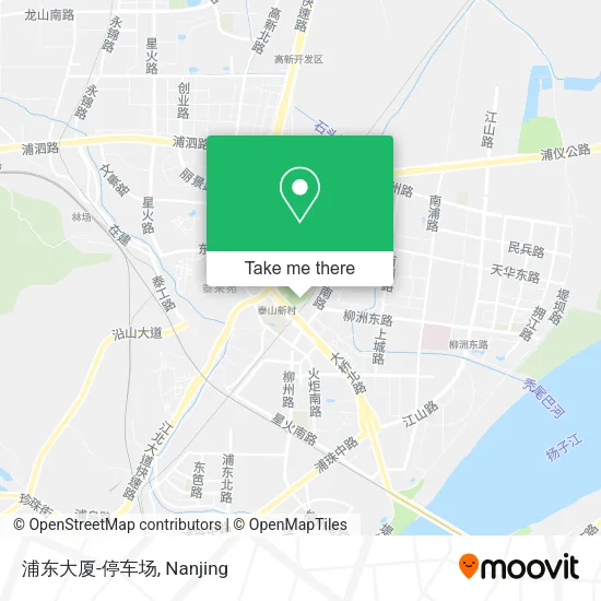 浦东大厦-停车场 map