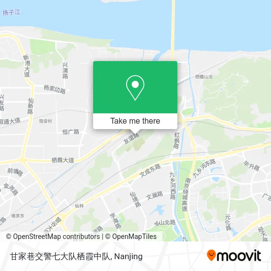 甘家巷交警七大队栖霞中队 map