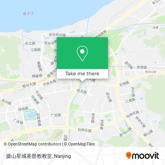 摄山星城基督教教堂 map