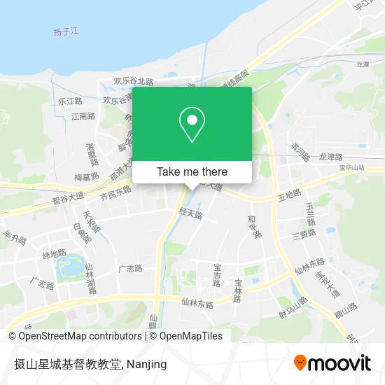摄山星城基督教教堂 map