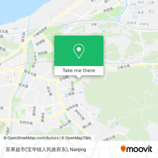 苏果超市(宝华镇人民政府东) map