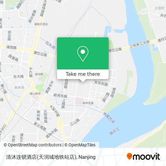 清沐连锁酒店(天润城地铁站店) map