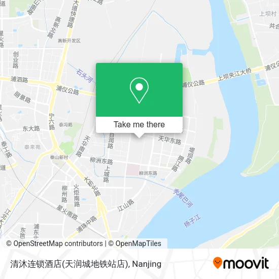 清沐连锁酒店(天润城地铁站店) map