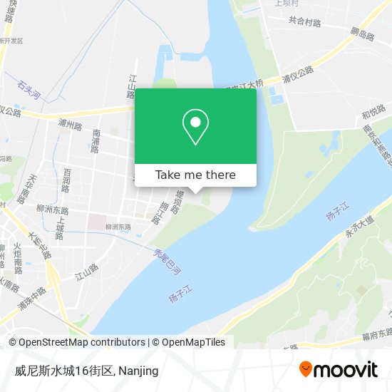 威尼斯水城16街区 map