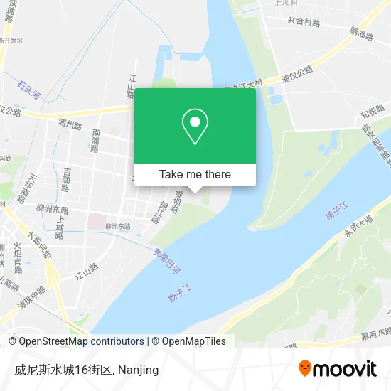 威尼斯水城16街区 map