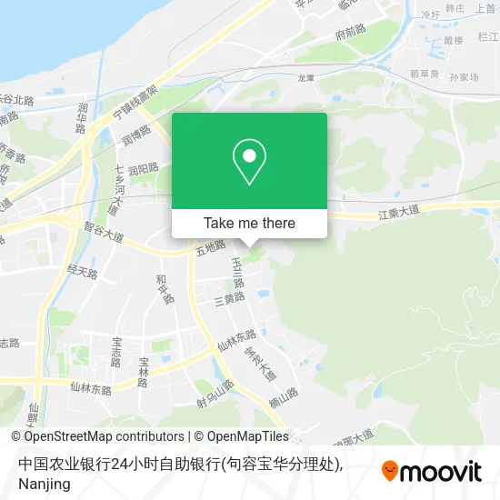 中国农业银行24小时自助银行(句容宝华分理处) map