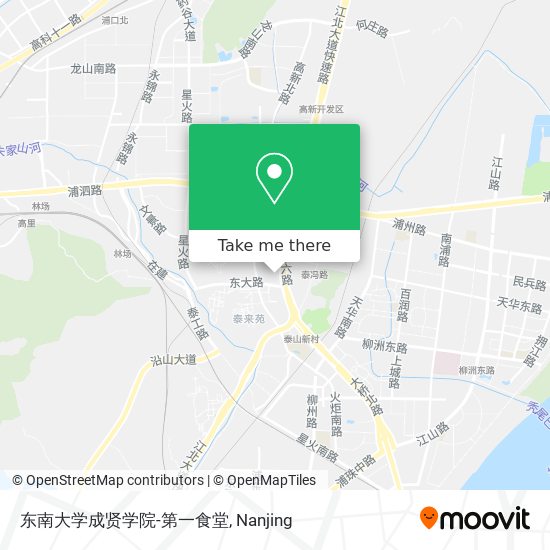东南大学成贤学院-第一食堂 map