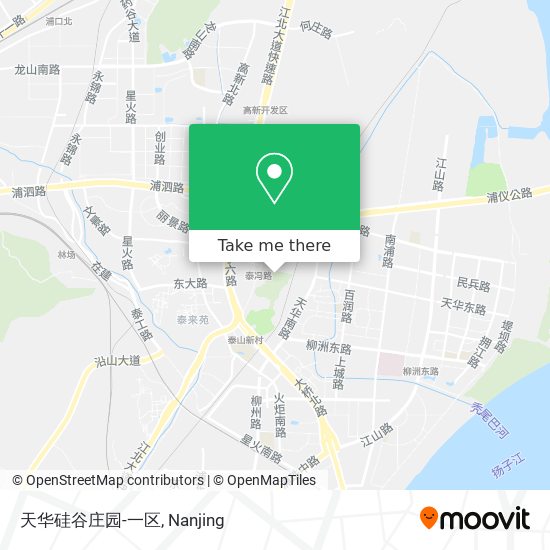 天华硅谷庄园-一区 map