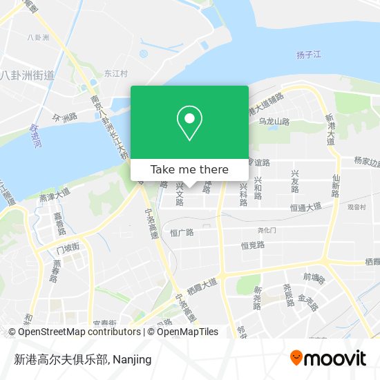 新港高尔夫俱乐部 map