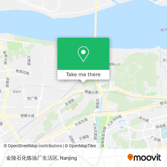 金陵石化炼油厂生活区 map